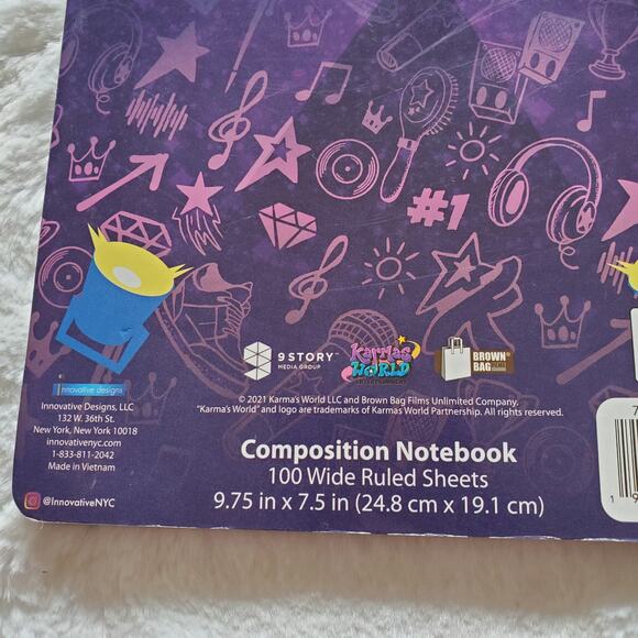 Karma's World Composition Notebook - Picture 4 of 7